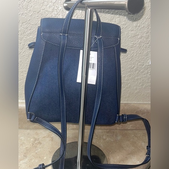 Kate Spade New York Leila Denim Medium Flap Backpack, NWT - Picture 8 of 16